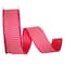 JAM Paper 2.5" x 50yd. Saddle Linen Wired Ribbon